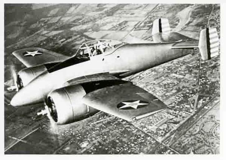 Amerikaanse WW2 jachtvliegtuigen., Verzamelen, Luchtvaart en Vliegtuigspotten, Zo goed als nieuw, Kaart, Foto of Prent, Ophalen of Verzenden