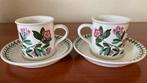PortMeirion Botanic Garden 2 kop en schotel, Huis en Inrichting, Keuken | Servies, Ophalen of Verzenden, Zo goed als nieuw, Overige stijlen