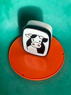 Retro broodtrommel koe oranje zwart kunststof Rosti Mepal, Ophalen of Verzenden, Gebruikt