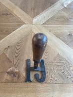 Oude Brandstempel met Letters IJ, Antiek en Kunst, Antiek | Gereedschap en Instrumenten, Ophalen of Verzenden