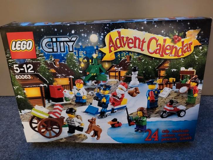 LEGO City Adventskalender - 60063, Kinderen en Baby's, Speelgoed | Duplo en Lego, Nieuw, Lego, Ophalen of Verzenden