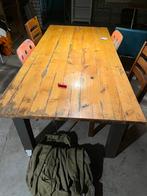 Houten Tafel, Ophalen, Gebruikt, 200 cm of meer, 50 tot 100 cm