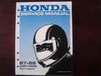 Honda CBR600 F Hurricane 1987-1988 motorcycle service manual, Ophalen of Verzenden, Honda