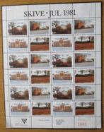 Denemarken, Skive, vel Kerstzegels 1981, Postzegels en Munten, Postzegels | Europa | Scandinavië, Verzenden, Denemarken