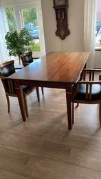 Houten tafel 95x180 hoogt 076 cm, Huis en Inrichting, Complete eetkamers, Ophalen, Gebruikt, 4 tot 6 stoelen