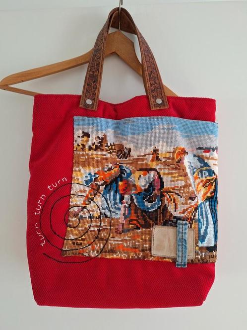 Nieuw: mooie zelfgemaakte shopper, Sieraden, Tassen en Uiterlijk, Tassen | Schooltassen, Nieuw, Schoudertas, 30 tot 40 cm, 30 tot 40 cm