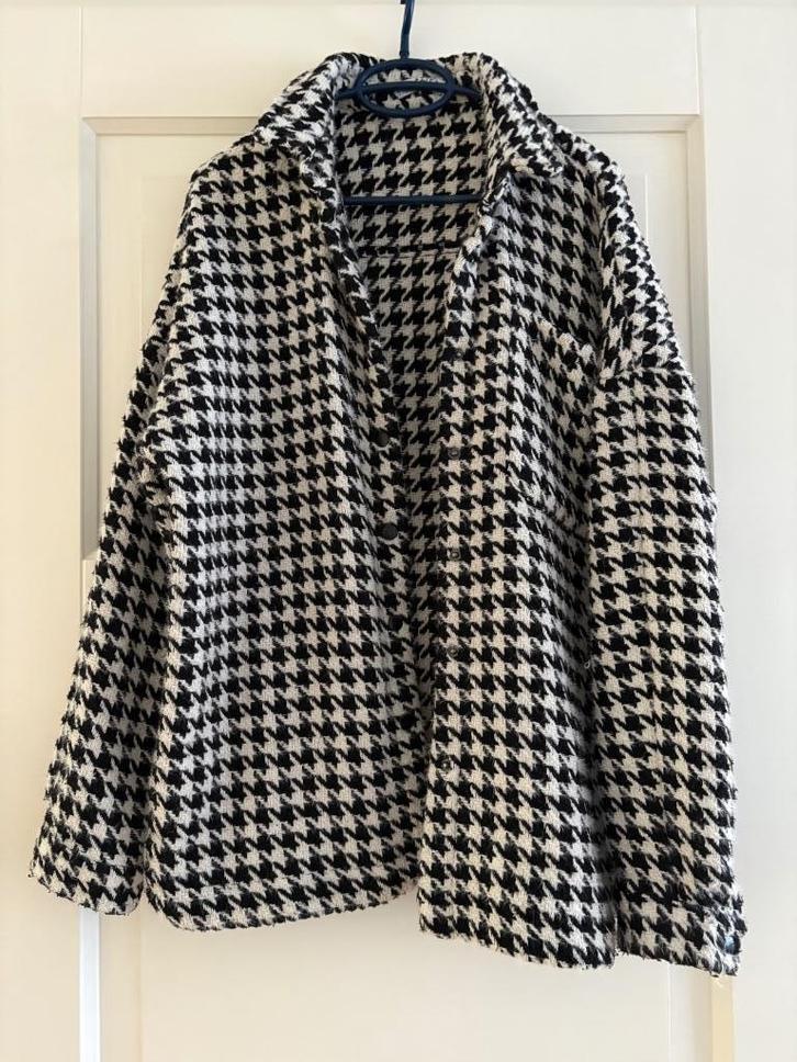 Loavies pied de poule jasje - M, Kleding | Dames, Jasjes, Kostuums en Pakken, Gedragen, Jasje, Maat 38/40 (M), Overige kleuren