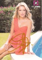 Sylvie MEIS Orignele kaart,mooi gezette ECHTE handtekening, Verzenden, 1980 tot heden, Ongelopen, Sterren en Beroemdheden