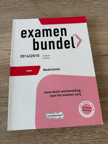Examenbundel Nederlands VWO 2014/2015 beschikbaar voor biedingen