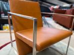 Nieuw Arco Spine Fauteuil Cognac leer design stoel, Bruin, Nieuw, Leer, Ophalen of Verzenden