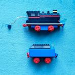 Lego trein 4,5 Volt locomotief & batterij wagon (set 117), Kinderen en Baby's, Speelgoed | Duplo en Lego, Ophalen of Verzenden