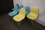 Vitra Eames eetkamerstoel stoelen | 6 stuks, Huis en Inrichting, Stoelen, Gebruikt, Blauw, Ophalen of Verzenden, Vitra