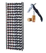 Wijnrek met kurkentrekker 108 flessen 65x20x180cm, Statenweg 34A, 5428 GG, Venhorst, Noord-Brabant, Nederland, Nieuw, Ophalen of Verzenden