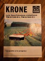 Tractor folder Krone TM 2/135 D 1, TM2/165 D 1, Boeken, Catalogussen en Folders, Ophalen of Verzenden, Zo goed als nieuw