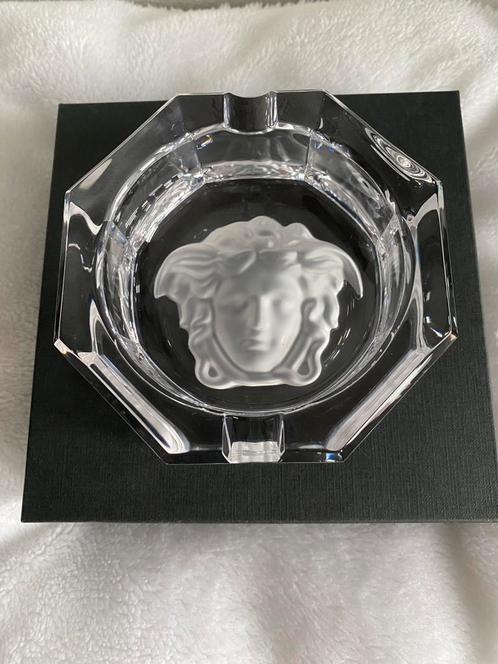 Versace Rosenthal kristallen asbak in nieuwe staat, Verzamelen, Porselein, Kristal en Bestek, Zo goed als nieuw, Overige typen