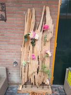 Houten decoratie scherm van drijfhout, Ophalen, Zo goed als nieuw