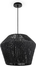 ❤️️️️️️️️ Hanglamp Bamboe - Rotan Hanglamp - Boho Lamp Zwart, Huis en Inrichting, Lampen | Hanglampen, Nieuw, Metaal, 75 cm of meer