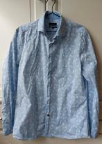 Portonova alloverprint heren overhemd blouse mt.L, Kleding | Heren, Overhemden, Blauw, Portonova, Ophalen of Verzenden, Zo goed als nieuw