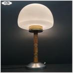 Vintage Mushroom lamp Tafellamp Jaroslav Bejvl voor Lidokov, Gebruikt, Vintage Design Modern, Glas, Ophalen of Verzenden