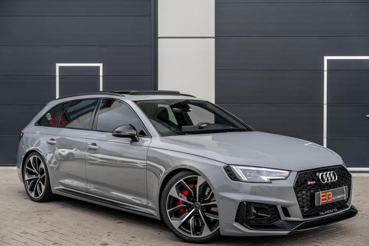 Audi RS 4 Avant 2.9 Quattro Headup|Memory|Matrix|Pano|BOMVOL, Auto's, Audi, Bedrijf, Te koop, RS4, 360° camera, 4x4, ABS, Achteruitrijcamera
