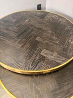 Richmond Interiors Salontafelset, Huis en Inrichting, Tafels | Salontafels, Ophalen, Rond, 50 tot 100 cm, Zo goed als nieuw