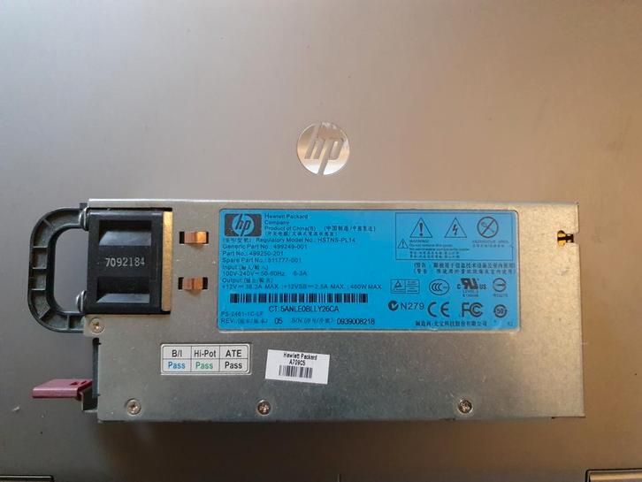 10 stuks HP 499249-001 511777-001 499250-20 460W HP ProLiant, Computers en Software, Interne voedingen, Zo goed als nieuw, Ophalen of Verzenden