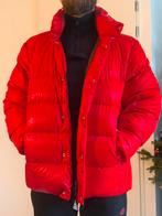 Moncler Verdon Giubbotto pufferjack rood, Ophalen of Verzenden, Zo goed als nieuw, Maat 48/50 (M), Rood