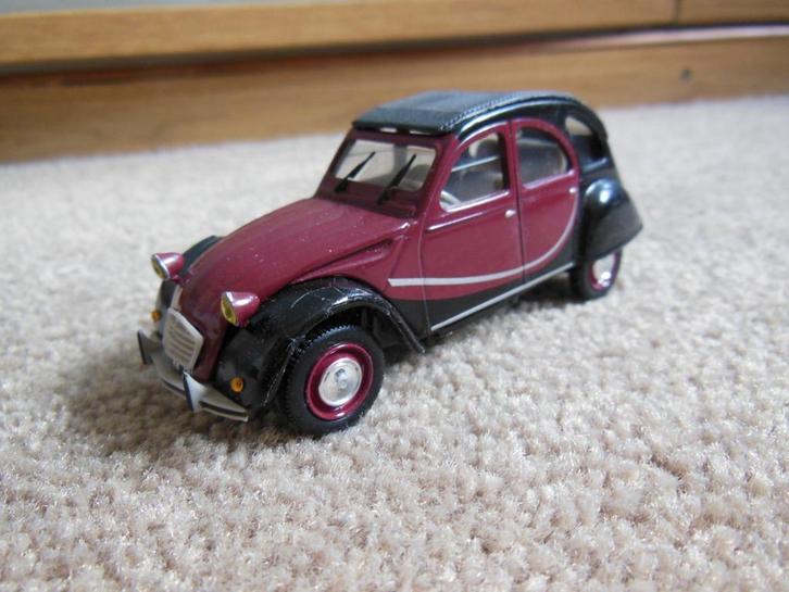 CITROEN  2CV 6  -  NOREV 1:43  -  OPKNAPPER, Hobby en Vrije tijd, Modelauto's | 1:43, Gebruikt, Auto, Norev, Ophalen of Verzenden