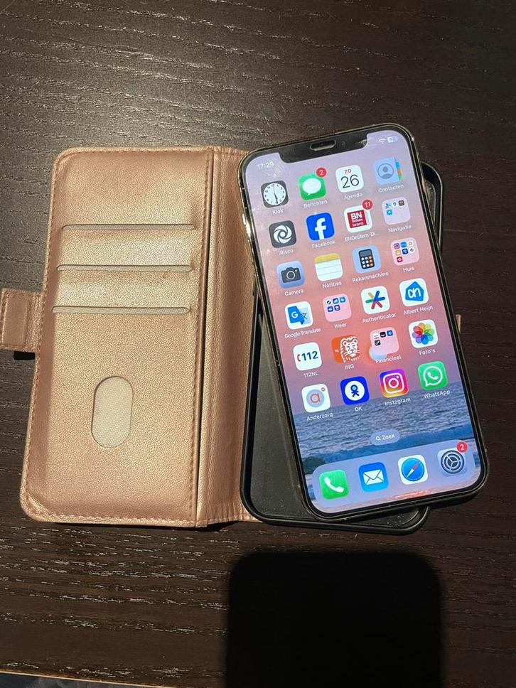 iPhone 12 Pro - 256Gb - Goud, Telecommunicatie, Mobiele telefoons | Hoesjes en Frontjes | Apple iPhone, Zo goed als nieuw, Hoesje of Tasje