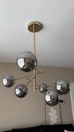 Hanglamp Lucide Alara goud en smoked glass, Huis en Inrichting, Lampen | Hanglampen, Ophalen of Verzenden, Glas, 75 cm of meer