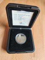 Zilveren gulden 2001 in luxe cassette., 1 gulden, Koningin Beatrix, Zilver, Ophalen of Verzenden