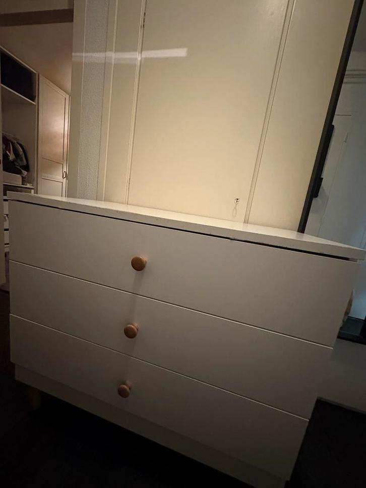 Petite Amelie Bocca Commode met 3 lades, Huis en Inrichting, Kasten | Ladekasten, Gebruikt, 100 tot 150 cm, 50 tot 100 cm, 50 tot 75 cm