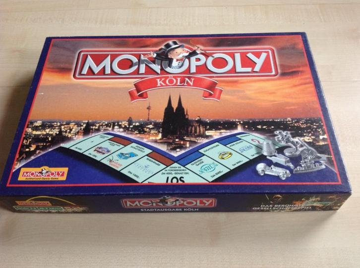 Monopoly Köln - Stadseditie, Hobby en Vrije tijd, Gezelschapsspellen | Bordspellen, Zo goed als nieuw, Vijf spelers of meer, Ophalen of Verzenden