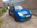 Suzuki Swift 1.5 vvti 5D 2006 Blauw 102pk, Auto's, Voorwielaandrijving, 15 km/l, Zwart, 4 cilinders