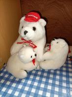 Ijsbeer knuffel met 2 kinderen Honeywell 23 cm groot, Ophalen of Verzenden