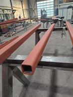 Koker 100x100x8 lengte 2465mm gestraald en gemenied, Doe-het-zelf en Verbouw, Ophalen, Zo goed als nieuw