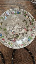Zeldzame antieke theekopjes en schoteltjes William Smit&Co, Antiek en Kunst, Antiek | Porselein, Ophalen of Verzenden