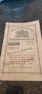 Oud Rijks Postspaarbank Boekje - 1943, Ophalen of Verzenden
