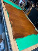 Cognac kleur hele tuigleer 2-2,5 mm dikte half soepel nr1, Hobby en Vrije tijd, Stoffen en Lappen, Leer of Kunstleer, Ophalen of Verzenden