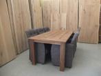 Teak eettafel van oud teak hout, Ophalen, Nieuw
