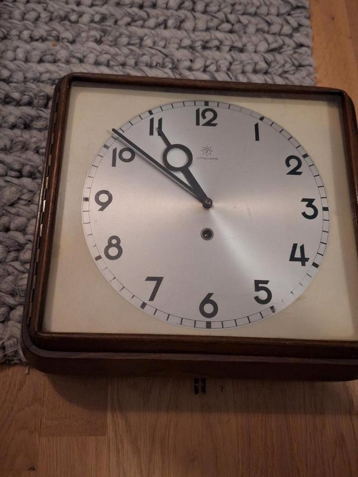 Antieke Junghans Industriële Klok - Jaren 30, Antiek en Kunst, Antiek | Klokken, Ophalen