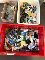 2x bakken met glas in lood stukken, Ophalen of Verzenden, Zo goed als nieuw, Materiaal