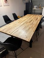 Ikea SKOGSTA eettafel - massief hout 235 x 100, Ophalen, 200 cm of meer, 50 tot 100 cm, Zo goed als nieuw