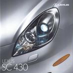 Brochure Lexus SC 430 Oktober 2006, Ophalen of Verzenden, Gelezen, Overige merken