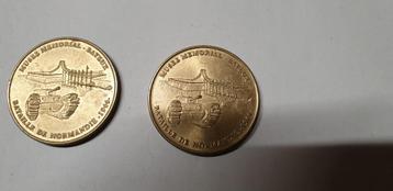 Bronzen Penningen Herinnering Normandië 1944 beschikbaar voor biedingen