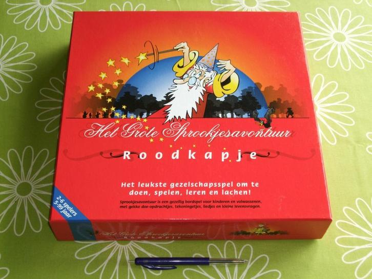 Het grote sprookjesavontuur - Roodkapje, Hobby en Vrije tijd, Gezelschapsspellen | Bordspellen, Zo goed als nieuw, Een of twee spelers