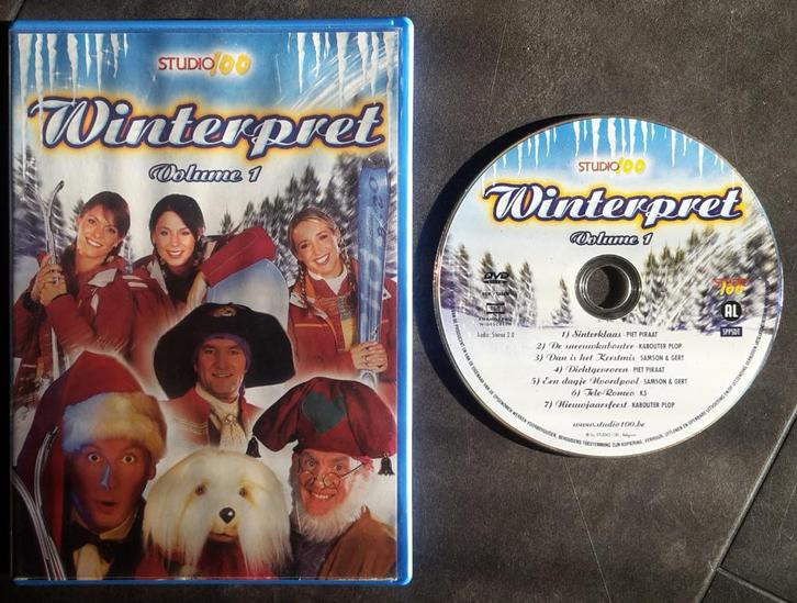 DVD - Studio 100 Winterpret Volume 1 - K3 Samson en Gert, Cd's en Dvd's, Dvd's | Kinderen en Jeugd, Zo goed als nieuw, Tv fictie