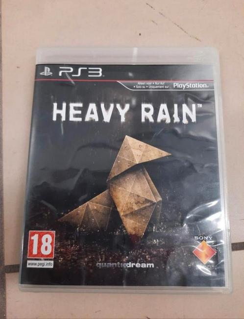 Heavy Rain - PS3 - Spannend Drama, Spelcomputers en Games, Games | Sony PlayStation 3, Gebruikt, Avontuur en Actie, 1 speler, Vanaf 18 jaar