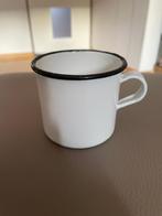 Originele emaille beker/ kroes, Antiek en Kunst, Ophalen