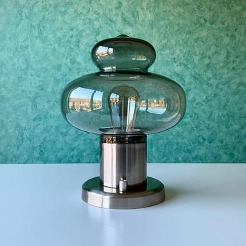 Vintage 70’s Anvia dimbare Mushroom Tafellamp beschikbaar voor biedingen